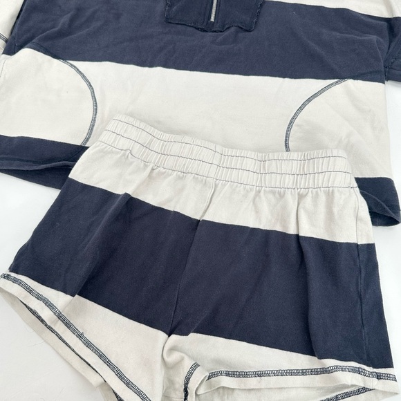 FP Movement Free People Retro Rugby Set Midnight Navy Combo Size Small - Picture 4 of 15
